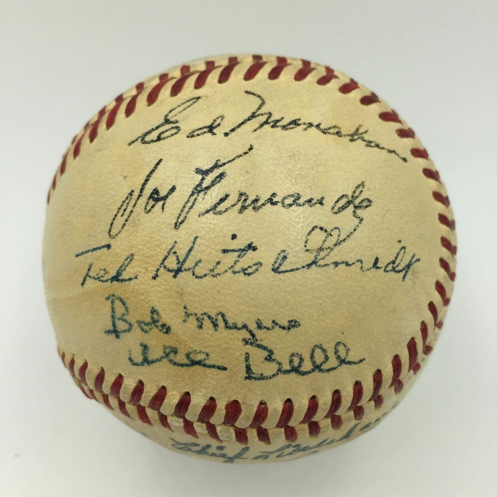 Beautiful 1948 NY Yankees Team Signed American League Baseball Joe Dimaggio  PSA - Autographed Baseballs at 's Sports Collectibles Store