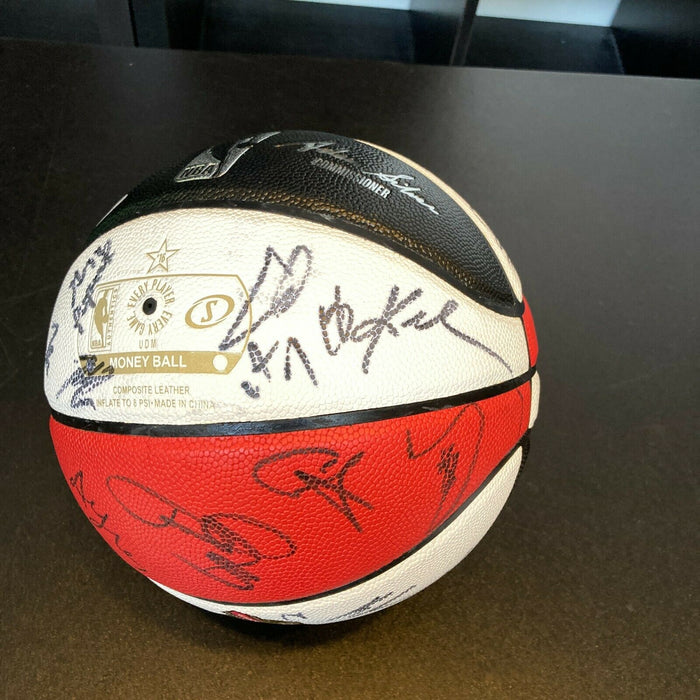 Kobe Bryant Stephen Curry 2016 NBA All Star Game Team Signed Basketball JSA COA