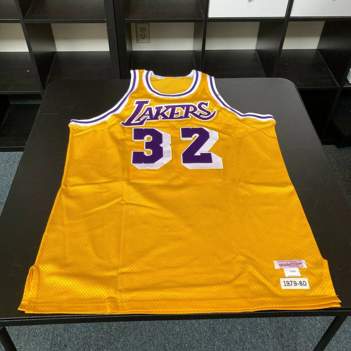 Magic Johnson Signed 1979-80 Authentic Los Angeles Lakers Game Jersey JSA COA