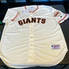 Willie Mays Signed San Francisco Giants Authentic Russell Game Jersey PSA DNA
