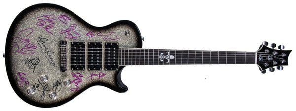 Katy Perry Ariana Grande Miley Cyrus Grammy Winners Signed Guitar Beckett COA
