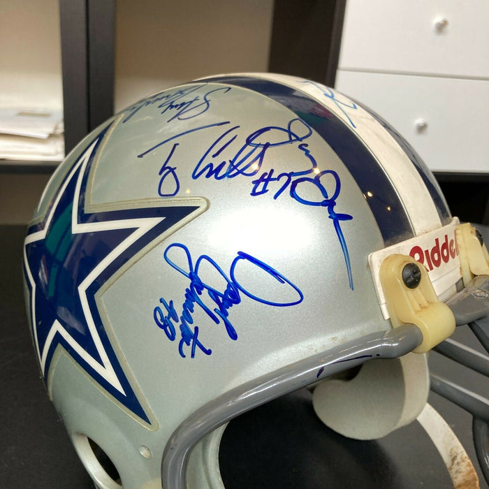 1991 Dallas Cowboys Team Signed Full Size Riddell Helmet With JSA  COA