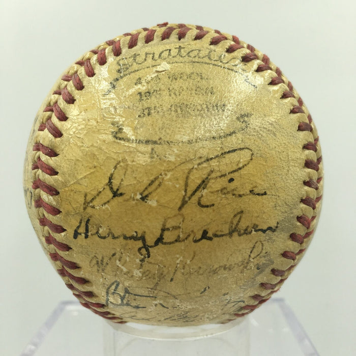 1946 World Series Champion St. Louis Cardinals Team Signed Baseball JSA COA
