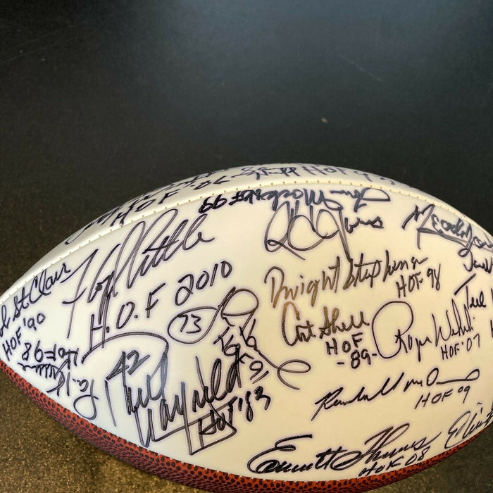 2012 Hall Of Fame Induction Multi Signed Official Wilson NFL Football 40+ Sigs