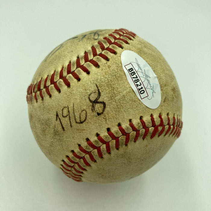 1968 St. Louis Cardinals National League Champs Team Signed Baseball JSA COA