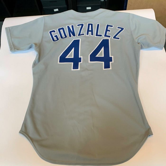 1988 Juan Gonzalez Signed Rookie Game Used Texas Rangers Jersey PSA DNA COA