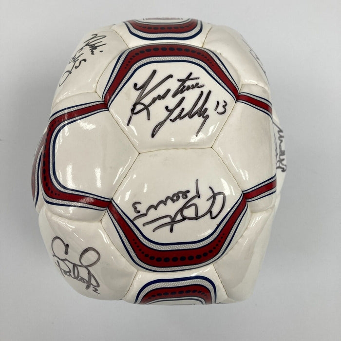 2000 U.S. Women's Team Signed Soccer Ball JSA COA 17 Sigs With Mia Hamm