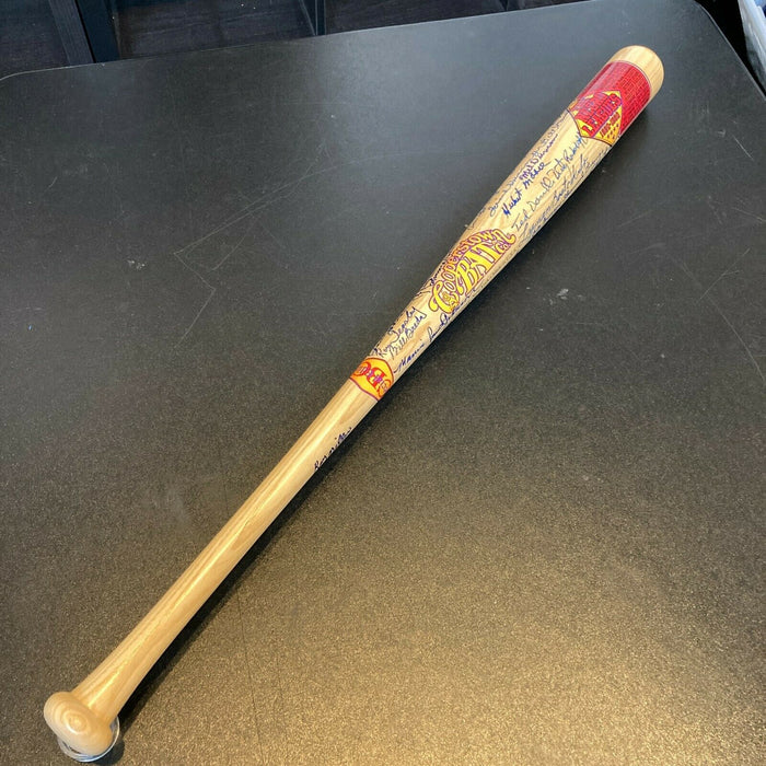 Beautiful Negro League HOF & Legends Multi Signed Baseball Bat 62 Sigs Beckett