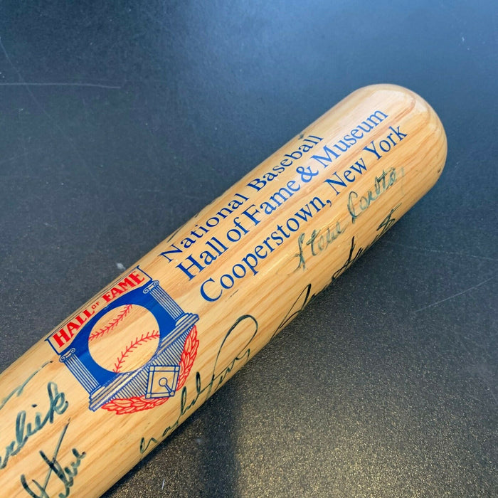 Tom Seaver Hall Of Fame Legends Multi Signed Cooperstown Bat With JSA COA