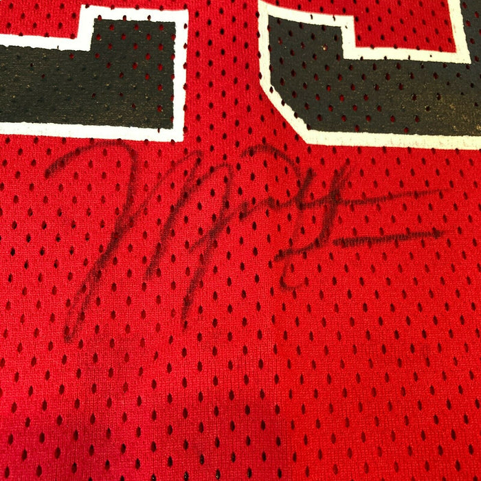 Michael Jordan Signed 1980's Sand Knit Chicago Bulls Game Model Jersey Beckett