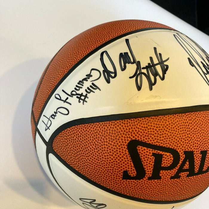 Legendary Coaches Signed Basketball 12 Sigs Phil Jackson Dean Smith JSA COA