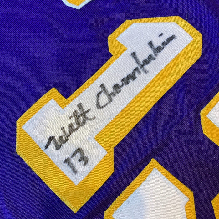 Wilt Chamberlain Signed 1971-72 Los Angeles Lakers Jersey PSA DNA COA