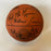 1983 Philadelphia 76ers Team Signed Basketball With Julius Erving Dr. J