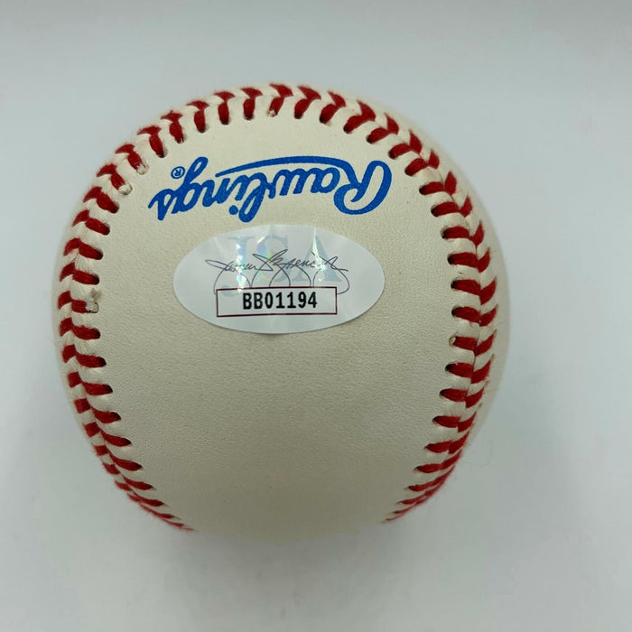 Stephanie McMahon Stay Tuned Signed Autographed Baseball WWE Wrestling JSA COA
