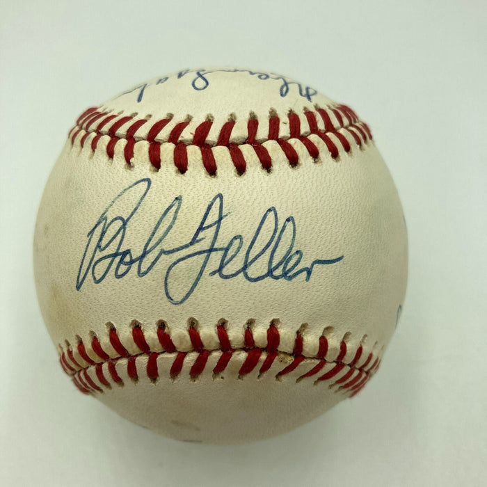 Sandy Koufax Bob Gibson Ernie Banks HOF Multi Signed Baseball JSA COA