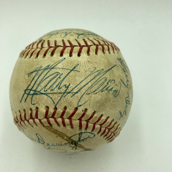1954 Chicago White Sox Team Signed Autographed Baseball With Nellie Fox