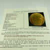 Roger Maris Joe Dimaggio 1978 Hall Of Fame Induction Multi Signed Baseball JSA