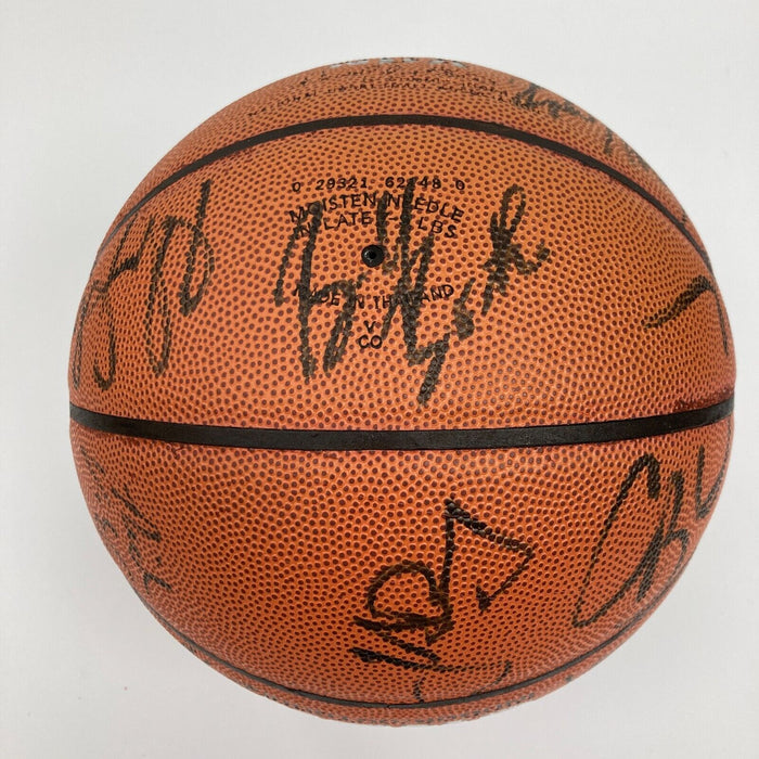 Kobe Bryant Rookie 1996-97 Los Angeles Lakers Team Signed Basketball PSA DNA COA