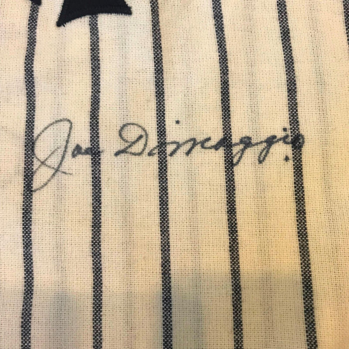 Beautiful Joe Dimaggio Signed 1941 New York Yankees Game Model Jersey PSA DNA