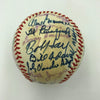 1950's Baseball Legends Signed Baseball 37 Sigs Willie Mays Freddie Lindstrom