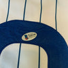 Andre Dawson HOF 2010 Twice Signed Mitchell & Ness Chicago Cubs Jersey Beckett