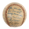 1953 New York Yankees World Series Champs Team Signed Baseball Mickey Mantle BAS