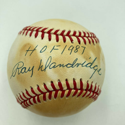 Ray Dandridge Signed Official Major League Baseball Negro League Legend JSA COA