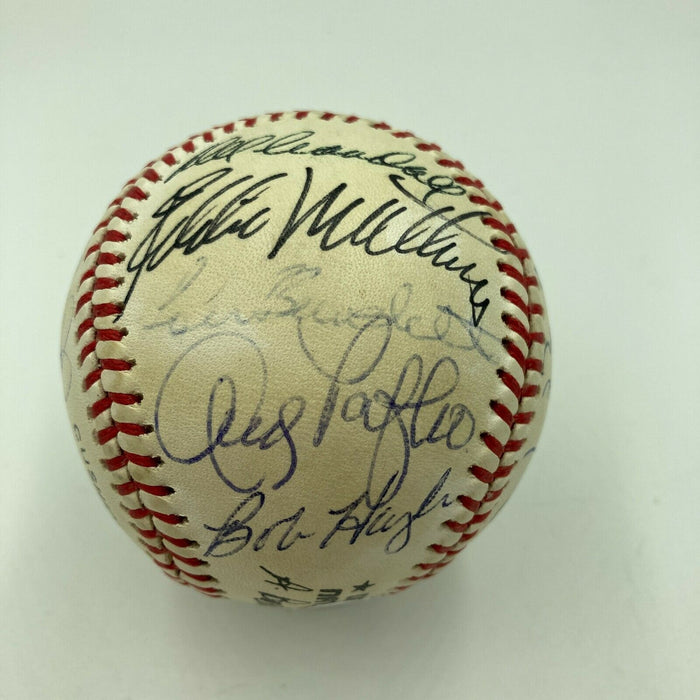 1957 Milwaukee Braves W.S. Champs & Legends Signed Baseball Hank Aaron JSA COA