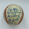 Baltimore Orioles Hall Of Fame Greats Signed Baseball Brooks & Frank Robinson