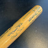 Willie Mays Ernie Banks Hall Of Fame Multi Signed Baseball Bat 17 Sigs JSA COA