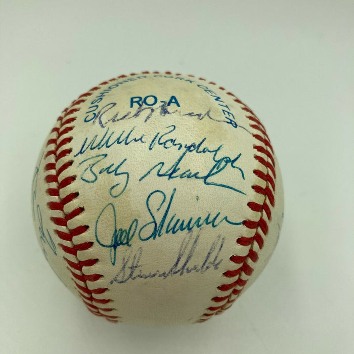 1988 New York Yankees Team Signed AMerican League Baseball Don Mattingly