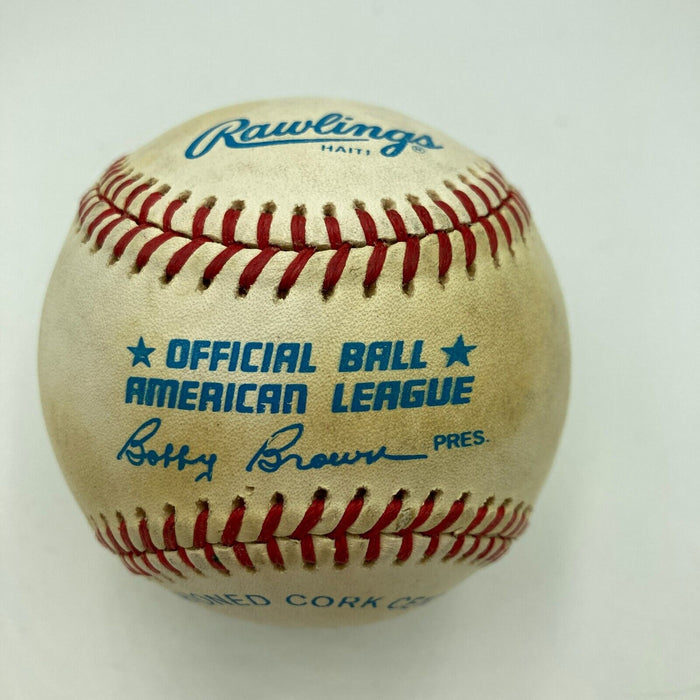 Dick Williams Signed Inscribed Official American League Baseball