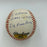 Beautiful Ernie Banks Signed Autographed Heavily Inscribed STAT Baseball JSA COA