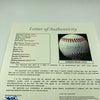 Joe DiMaggio Signed Official American League Baseball NY Yankees JSA COA