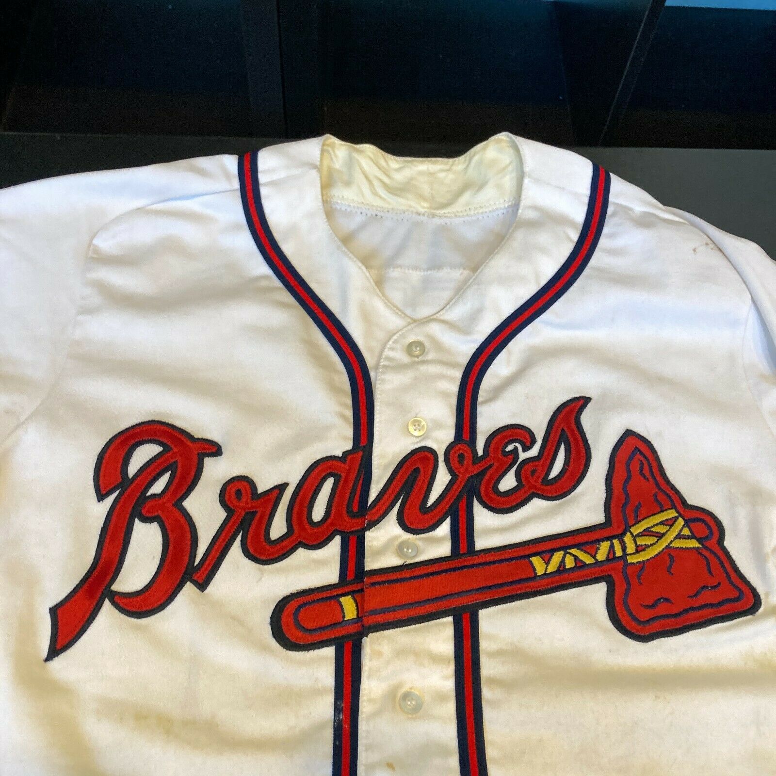 Ryan Klesko Signed Autographed Game Used 1995 Atlanta Braves Jersey With  JSA COA