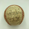 Beautiful Vintage 1975 Boston Red Sox Champs Team Signed Baseball JSA COA