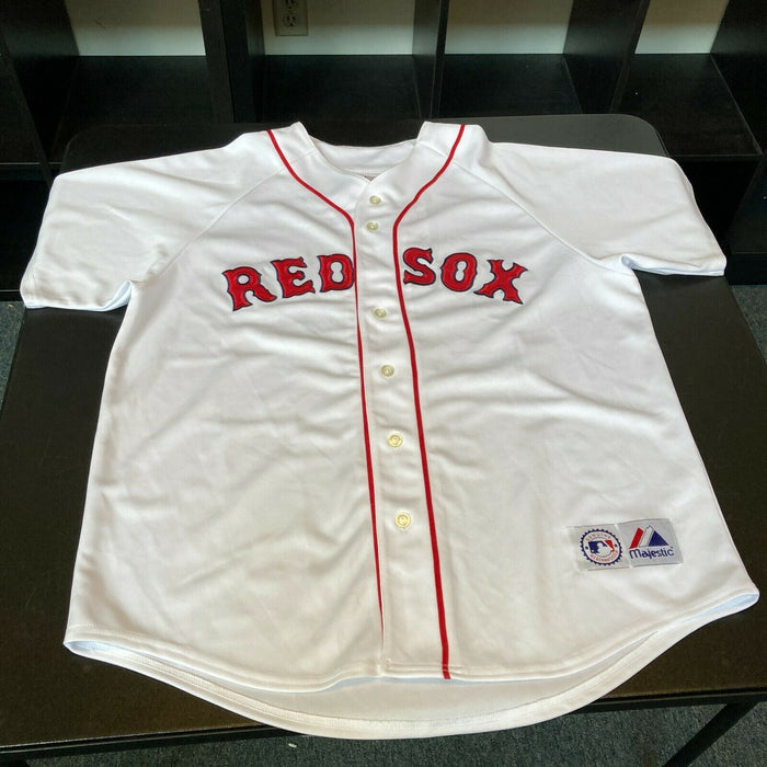 Carlton Fisk Signed Authentic Boston Red Sox Jersey PSA DNA Sticker