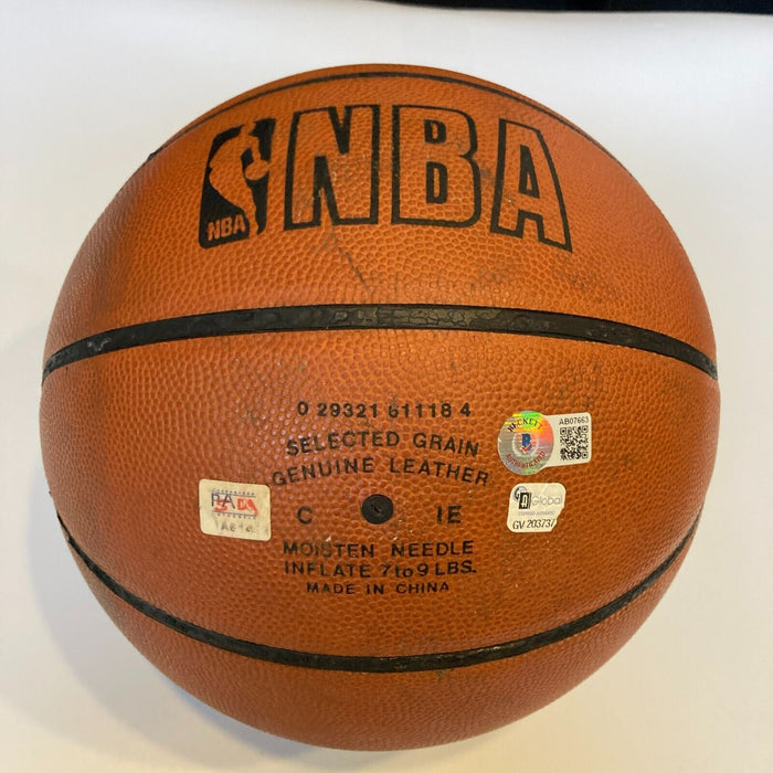 Kobe Bryant Signed Spalding Official NBA Game Basketball Beckett COA & PSA DNA