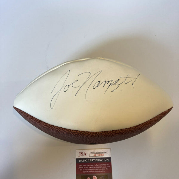 Joe Namath #12 Signed New York Jets Football JSA COA