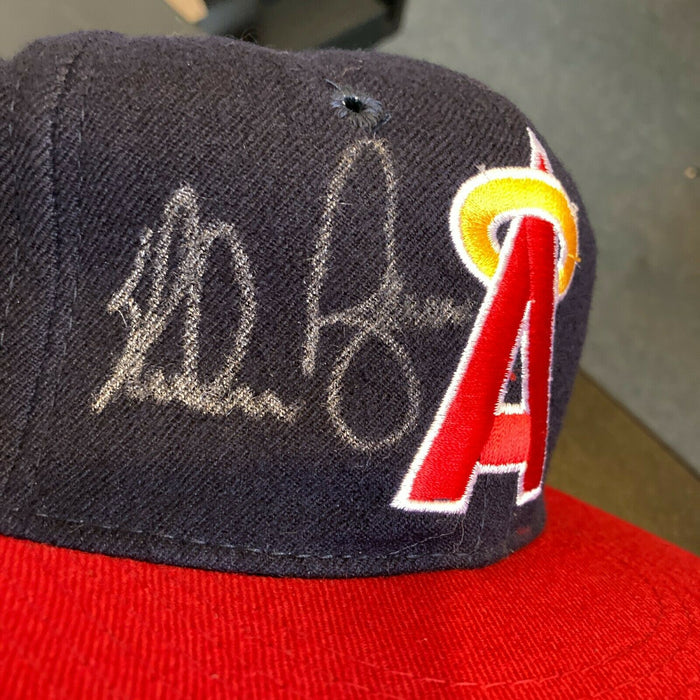 Nolan Ryan Signed California Angels Game Model Hat With JSA COA