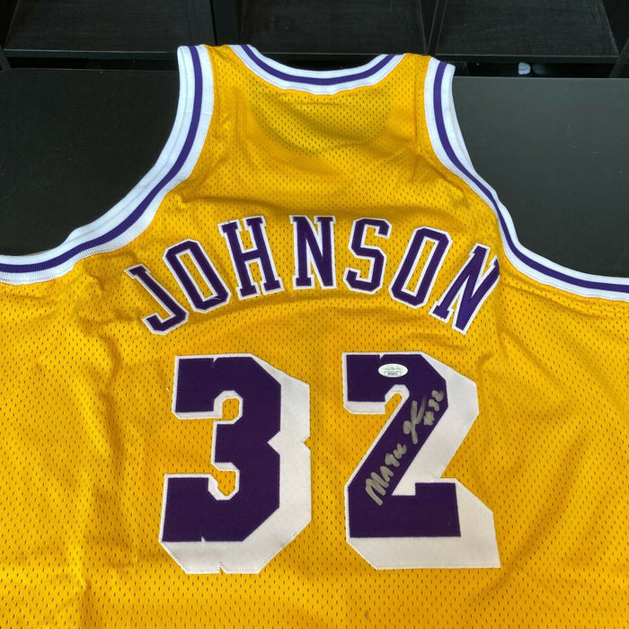 Magic Johnson Signed 1979-80 Authentic Los Angeles Lakers Game Jersey JSA COA