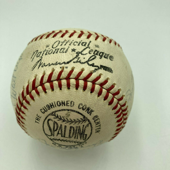 1965 Milwaukee Braves Team Signed National League Baseball PSA DNA COA