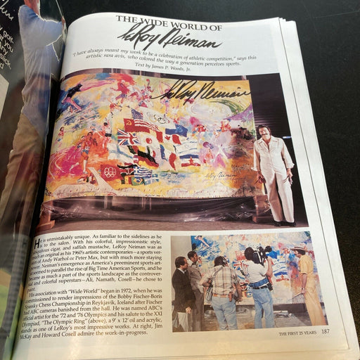 Leroy Neiman Dorothy Hamill Chuck Wepner Mark Spitz Signed Sports Magazine