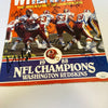 1988 washington Redskins Super Bowl Champs Team Signed Wheaties Box JSA COA