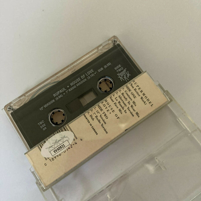 Rupaul Signed Vintage House Of Love Music Cassette Tape JSA COA