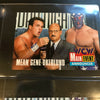 Lot Of (2) Mean Gene Okerlund WWE Signed Autographed Wrestling Cards JSA COA