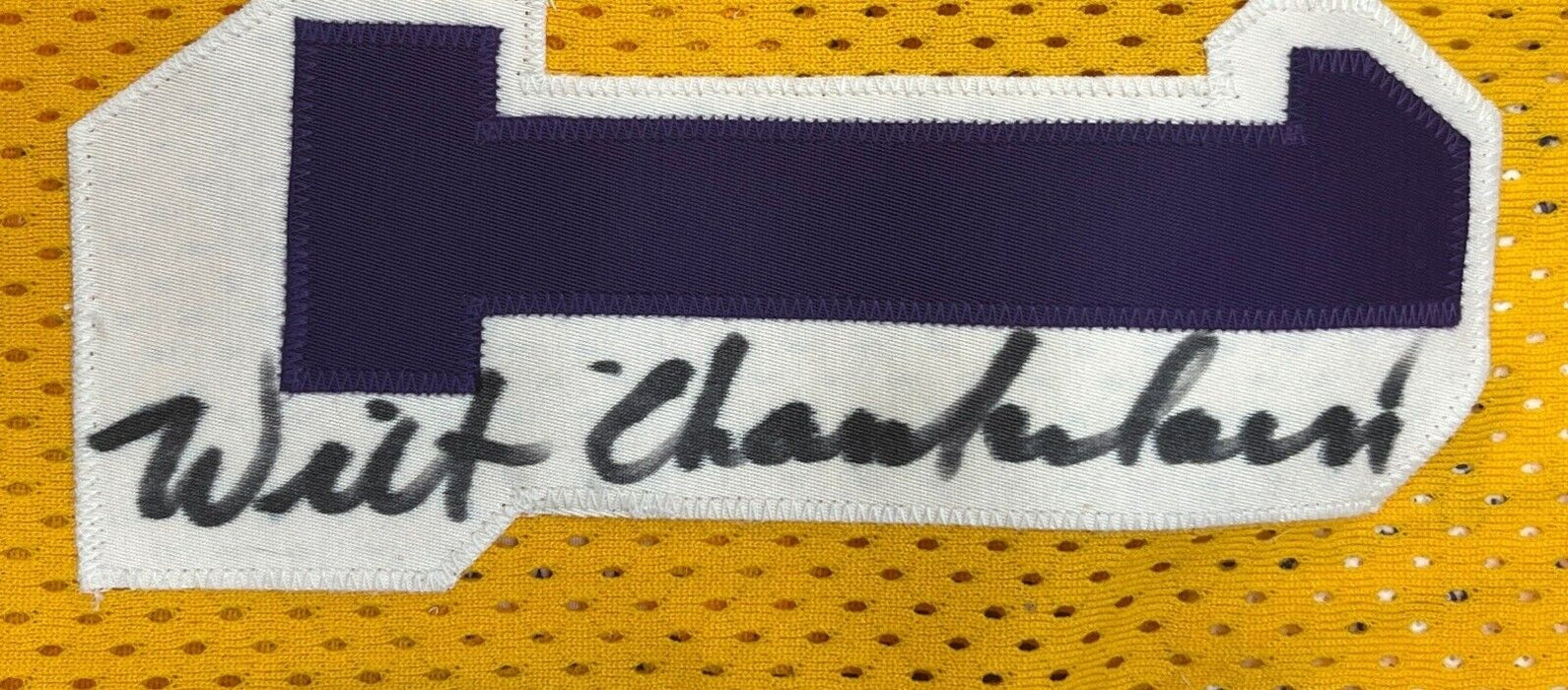 Wilt Chamberlain Signed Authentic Los Angeles Lakers Jersey PSA DNA & JSA COA