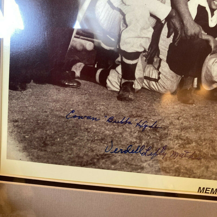 1949 Memphis Red Sox Team Signed Large Photo Negro League JSA COA
