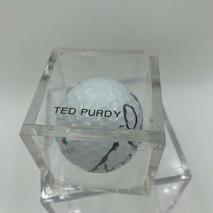 Ted Purdy Signed Autographed Golf Ball PGA With JSA COA