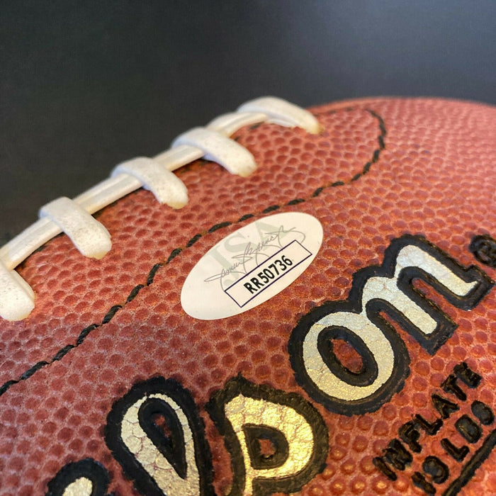 Dan Marino Signed 343 Touchdowns Commemorative NFL Wilson Football JSA COA